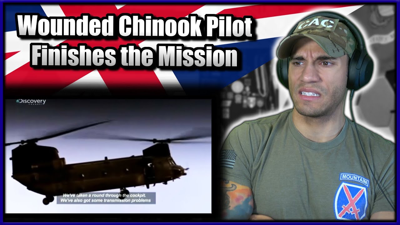 Wounded Chinook Pilot Finishes the Mission - Marine reacts