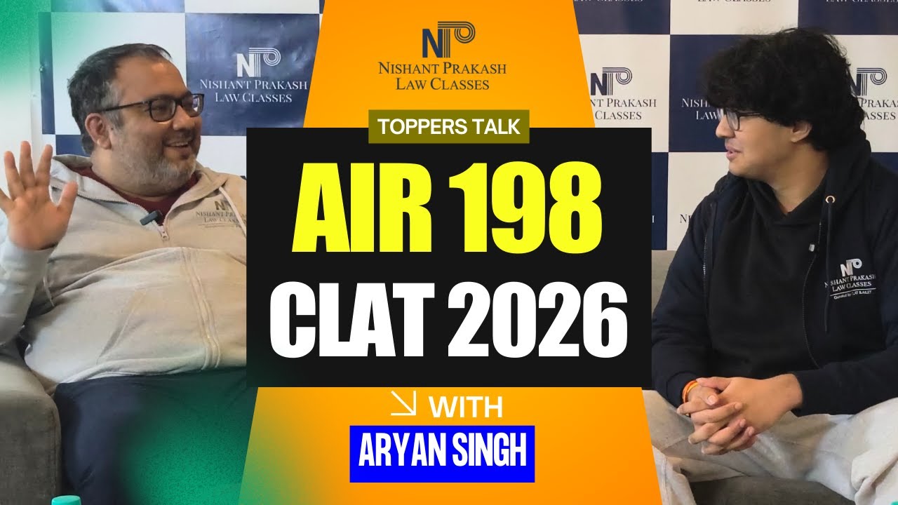 Aryan Singh AIR 198 CLAT 2026 Journey That Will Motivate Every Aspirant | NPLC