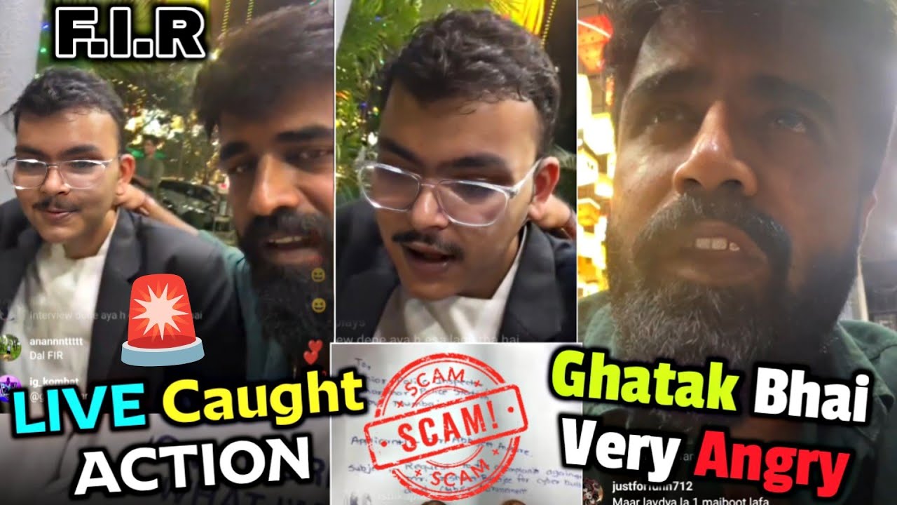 GHATAK Caught Scammer 🚨F.I.R 📋 Live ACTION 😲 Scout Reply 🤔
