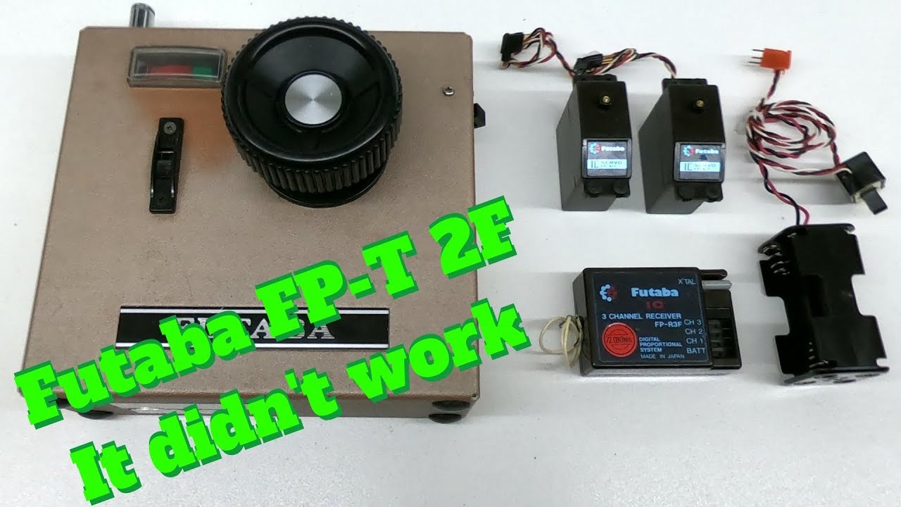 Vintage RC radio - Futaba FP-T 2F testing - Part 1 - Fail