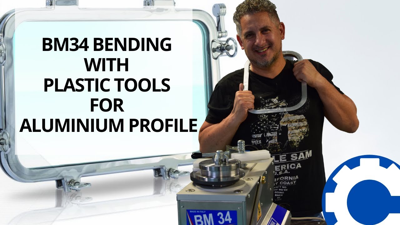 Mackma Machine: BM34 Bending With Plastic Tools For Aluminum Profile