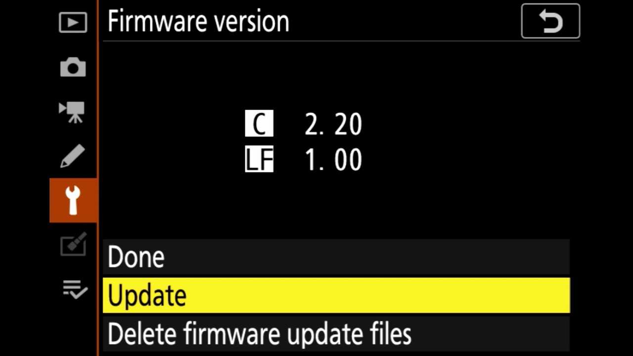 How To Update Nikon firmware
