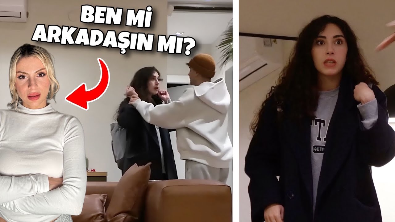 SEVGİLİMLE KAVGA ETTİK ŞAKASI!😳ARKADAŞIMA BÜYÜK ŞAKA!! Melih Yıldırım | Sıla Beyoğlu