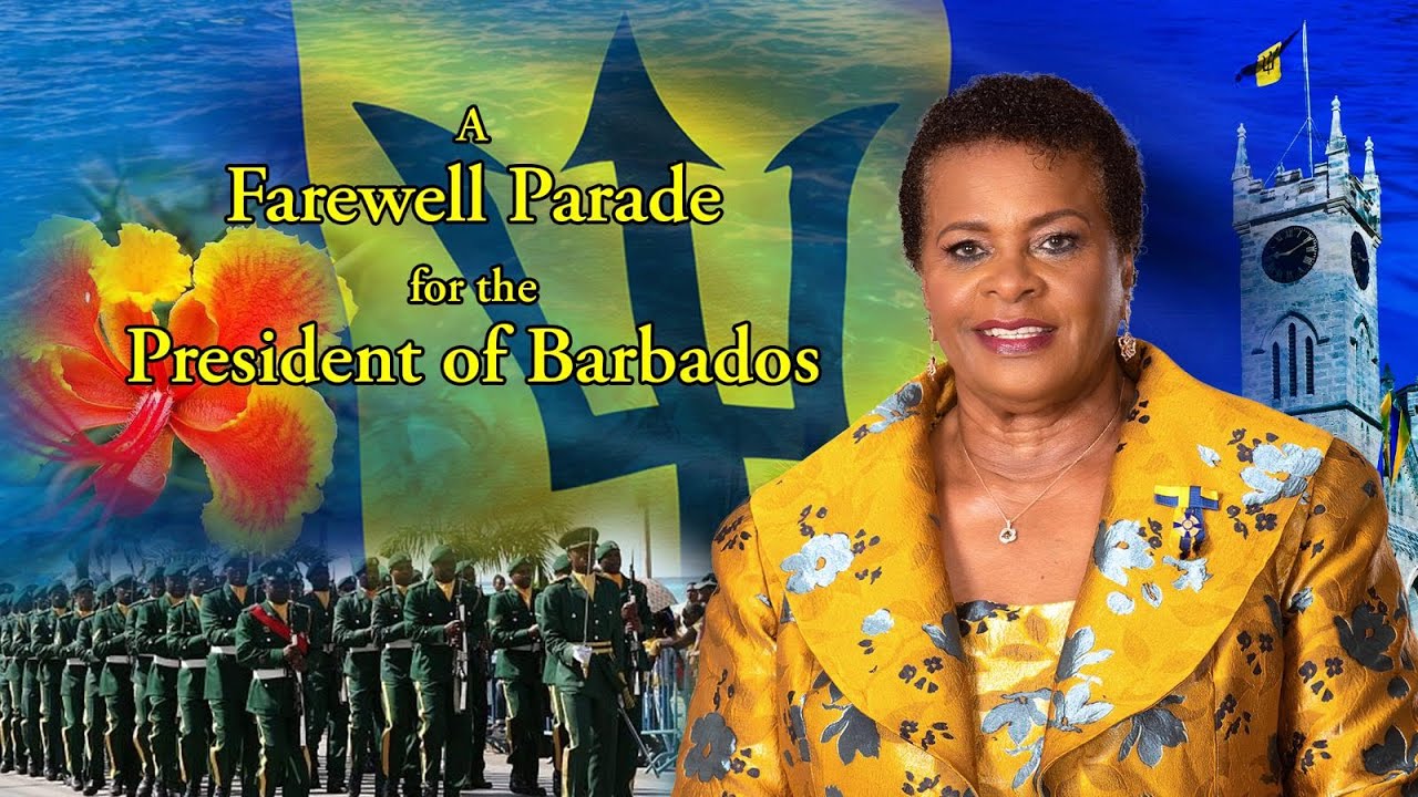 A Farewell Parade For The President Of Barbados