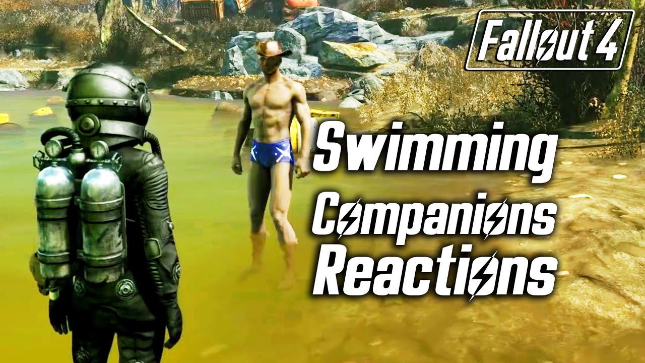 Fallout 4 — Плавание — Реакции всех спутников