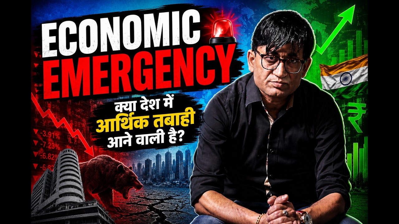 Economic Emergency in India? Rahul Gandhi की चेतावनी के मायने #economiccrisis