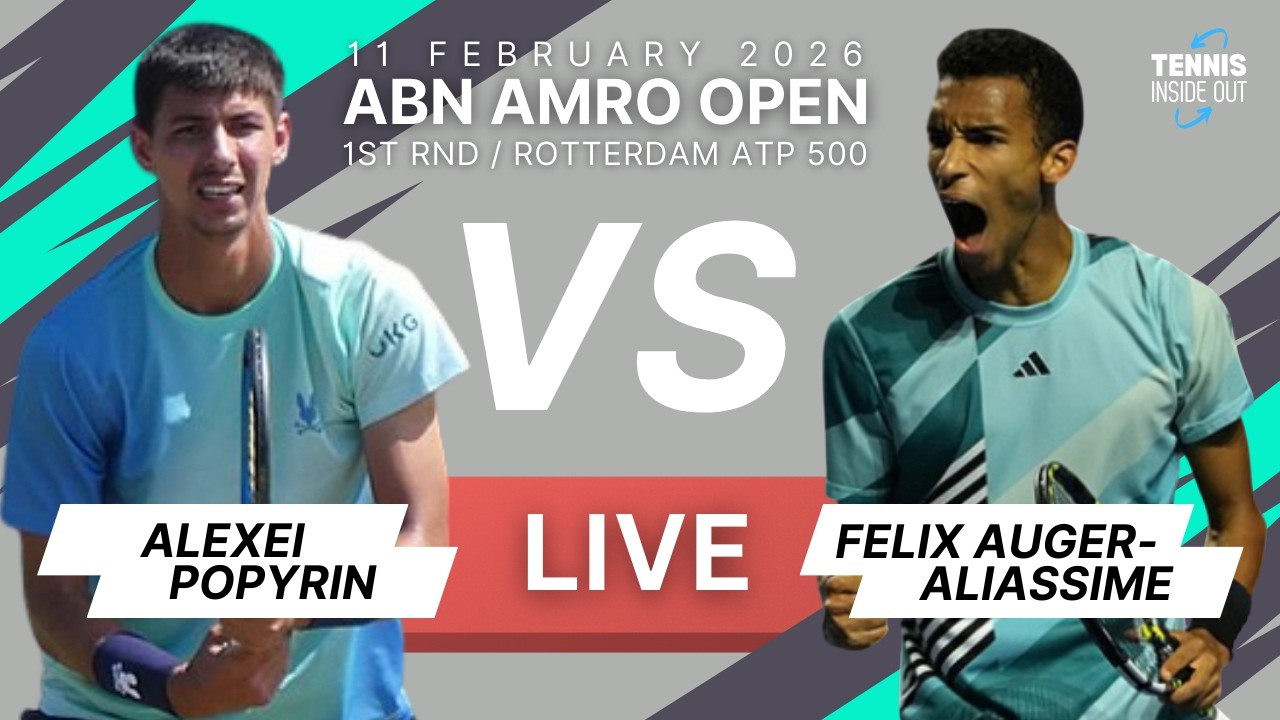 Popyrin vs Auger-Aliassime ABN AMRO Open 2026