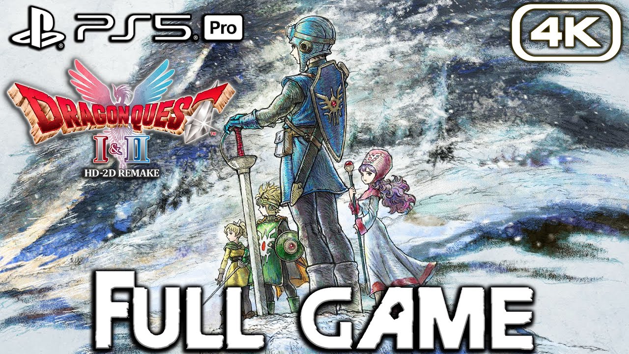 DRAGON QUEST 2 HD-2D REMAKE Gameplay Walkthrough FULL GAME (4K 60FPS) No Commentary