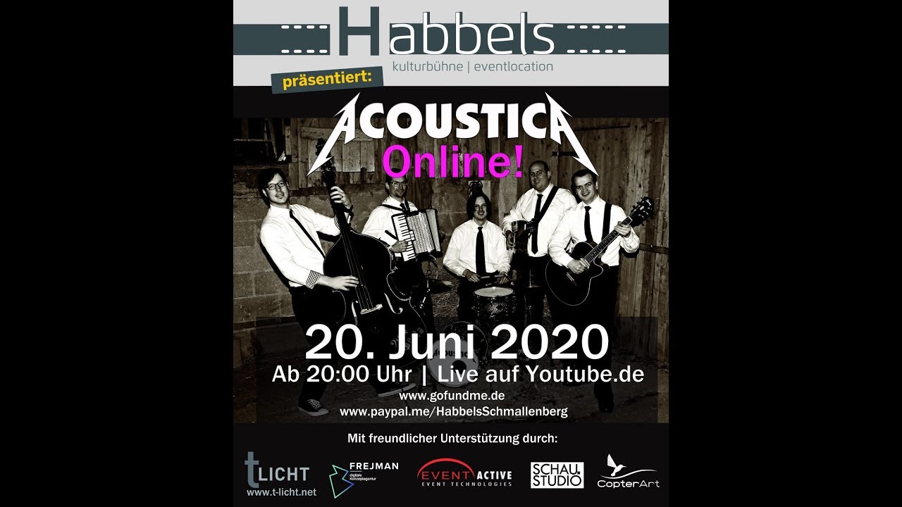 Acoustica - Online! LIVE im Habbels
