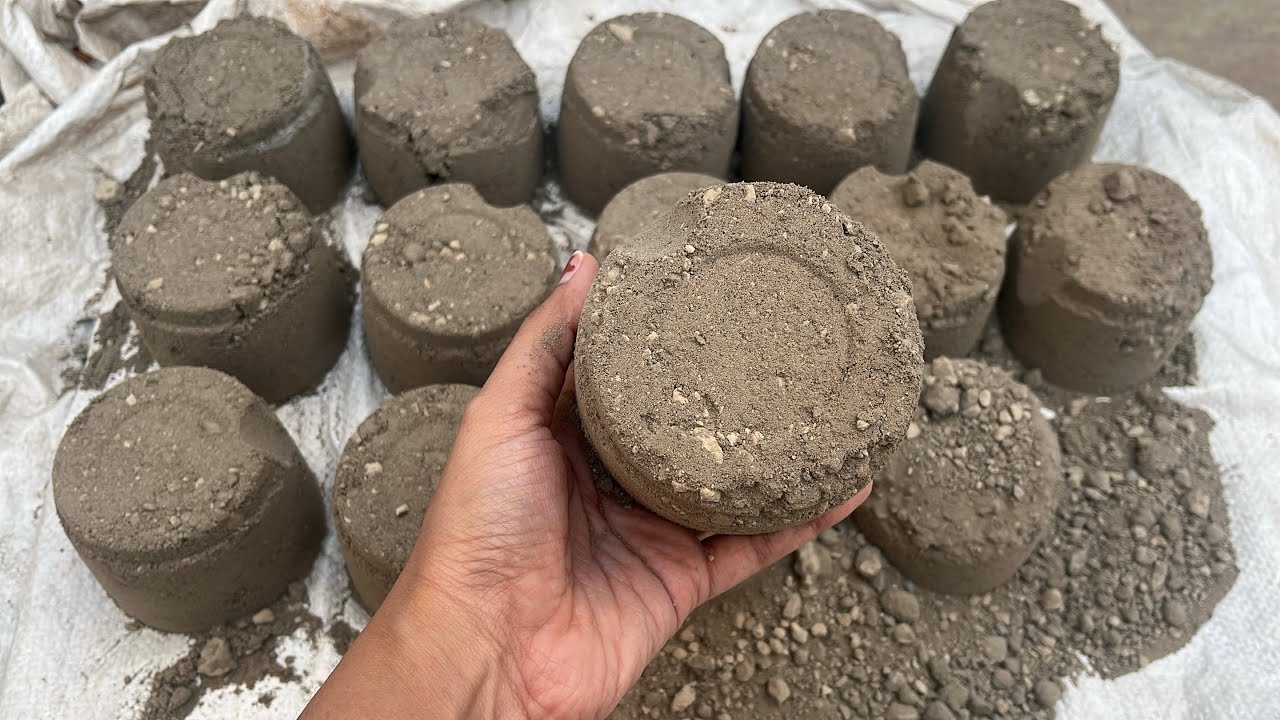 Pure gritty cement dry crumbling on sheet 🔥  full dusty satisfying texture 🤤