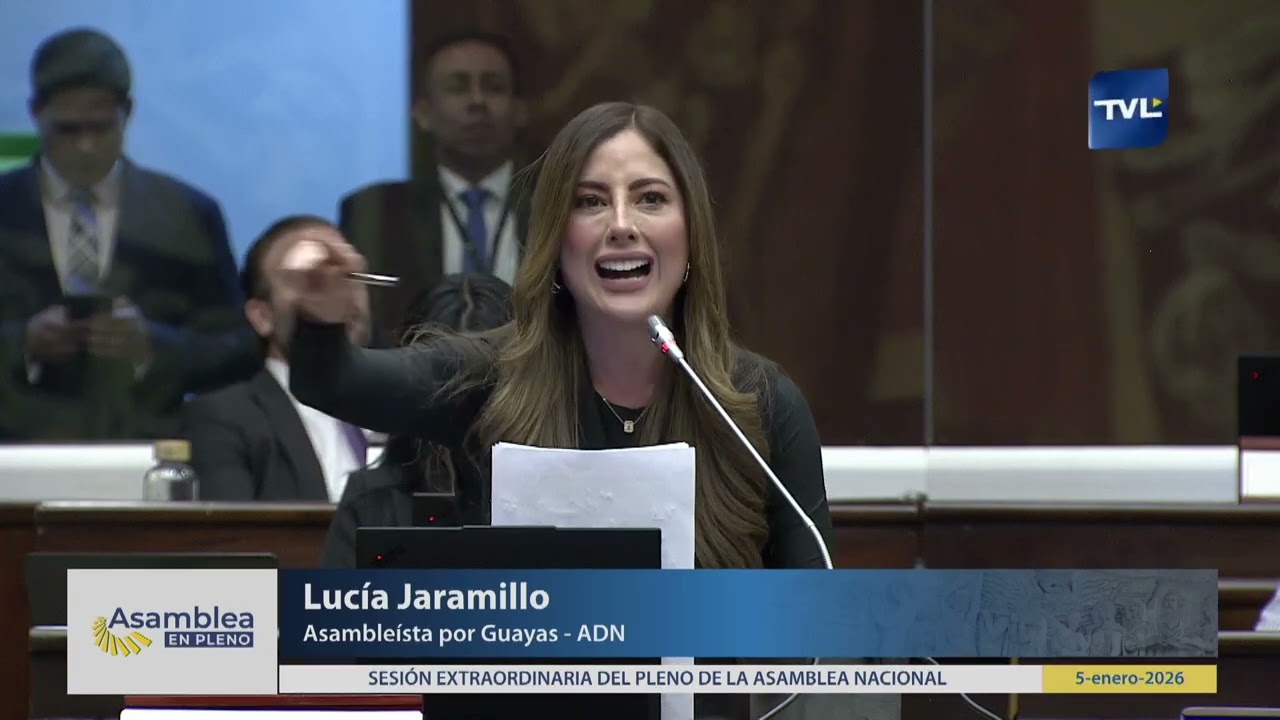 Asambleísta Lucía Jaramillo - Sesión Extraordinaria