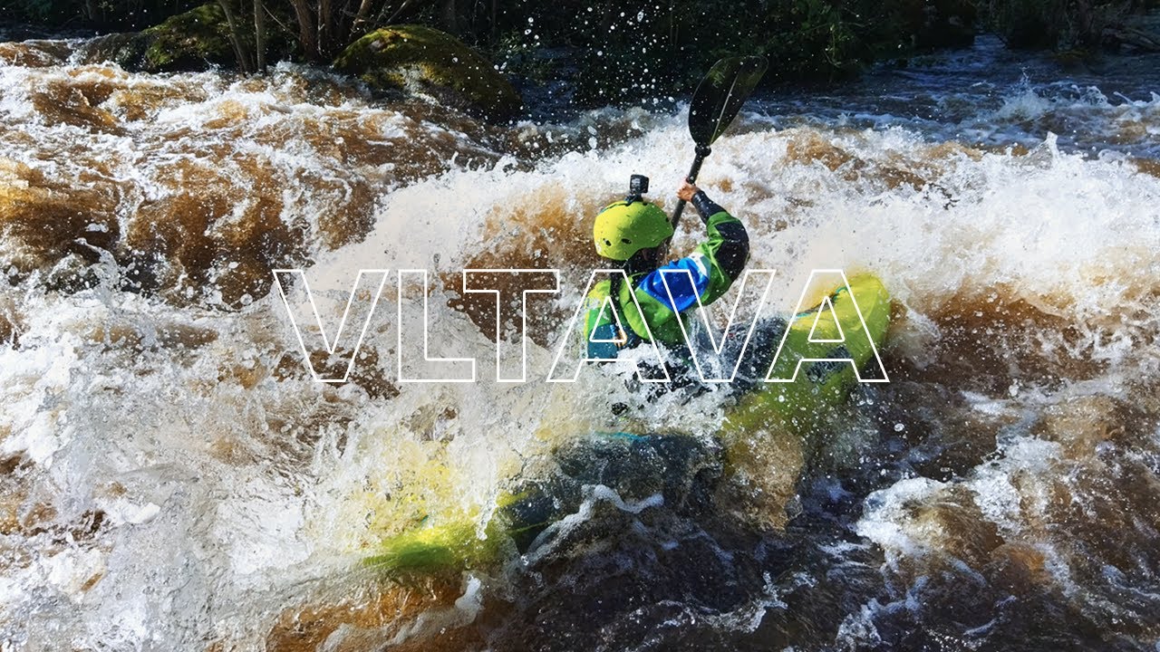 Kayaking on Vltava (Wełtawa) river