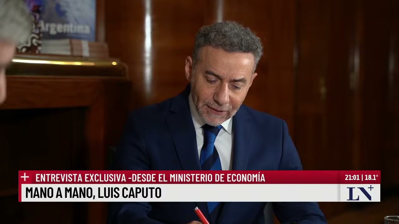 Exclusivo, Luis Caputo: 
