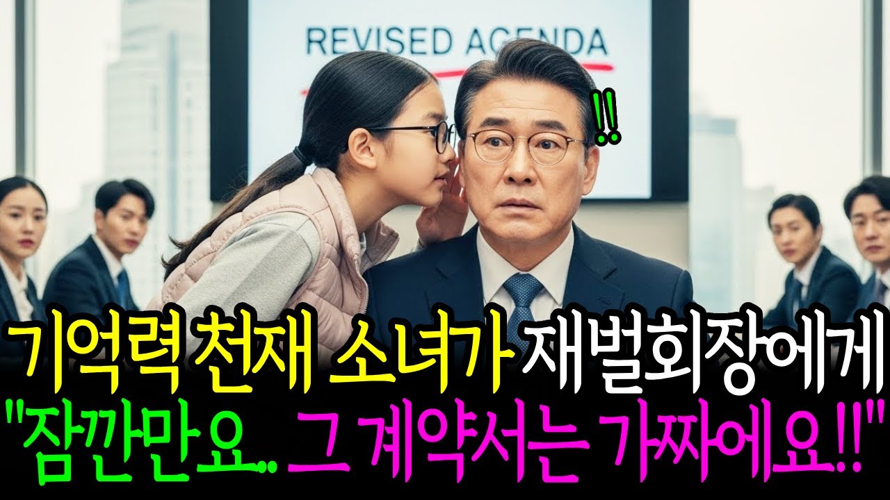 기억력 천재 소녀가 재벌회장에게 