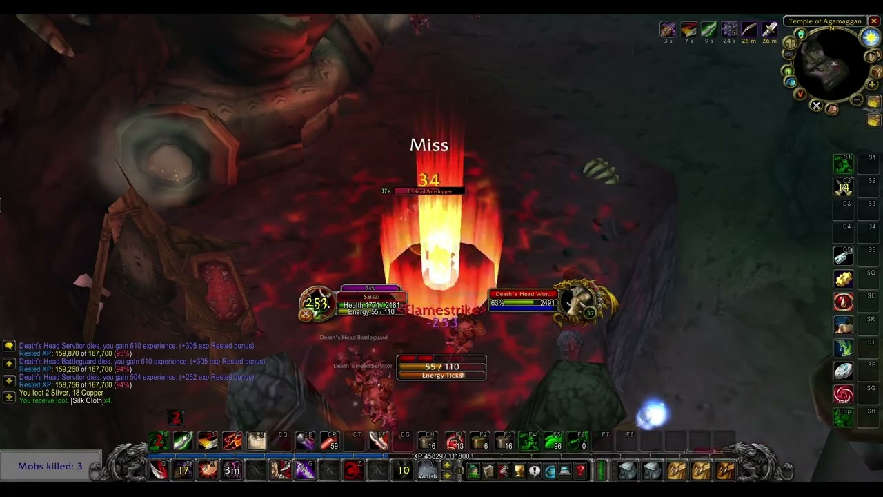 [TWoW] Rogue lvl44 solo Razorfen Downs (RFD) Death Prophet Rakameg &ndash; Ez Blood-Etched Fetish trinket