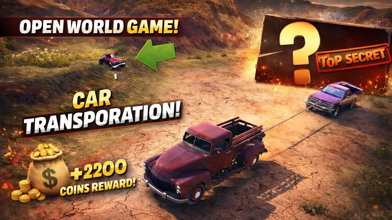 Car Transportation Job Earned 2200 Coins 😱🚗 | OTR Offroading | Best Open World Games