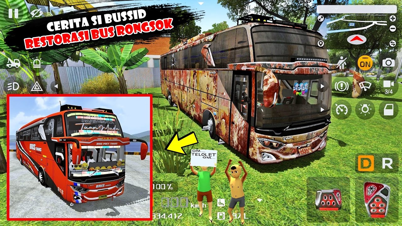 Bus Pariwisata BRIS Trans Tuan Muda Restorasi Bus Rongsok Di Karoseri Adi Putro Kota Malang Jatim