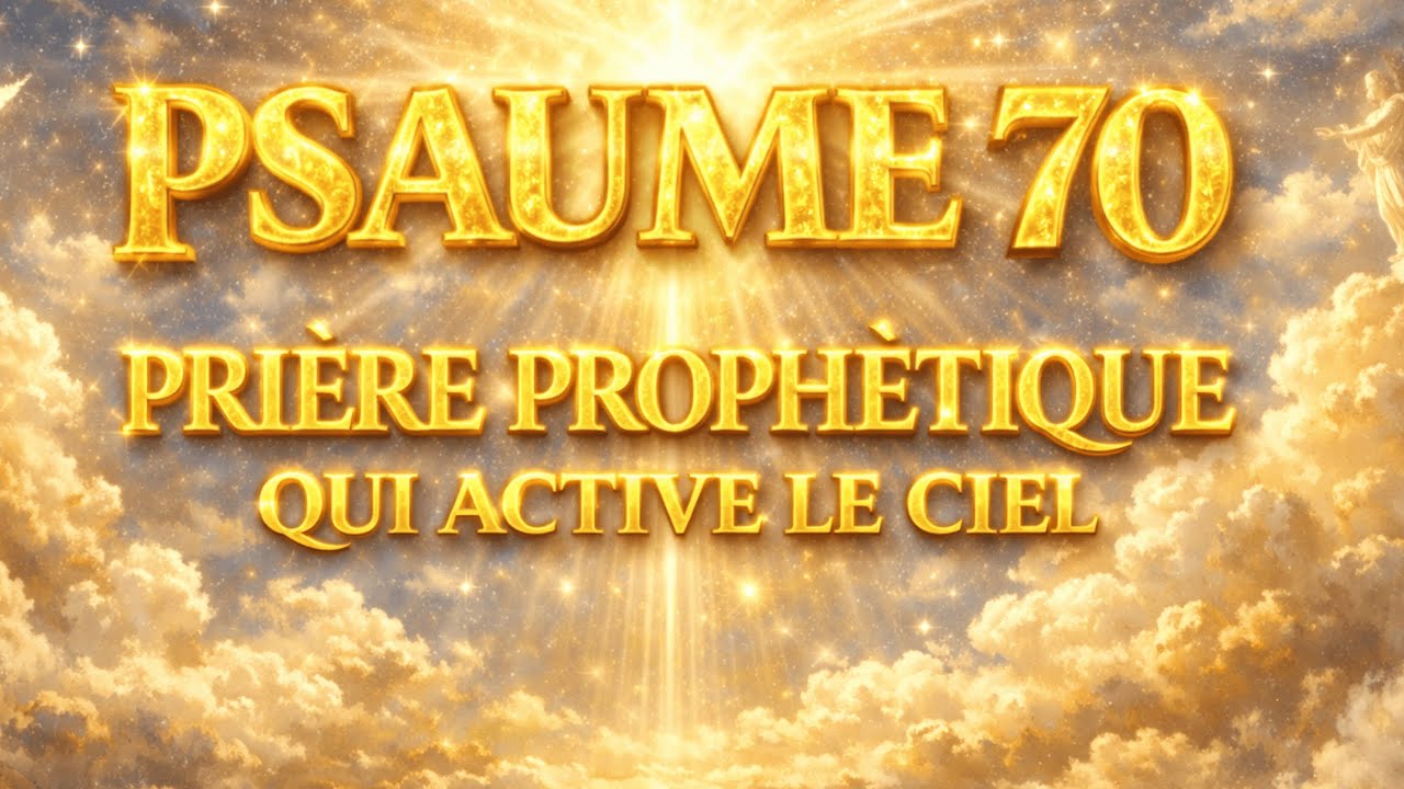 PSAUME 70 – PRIÈRE PROPHÉTIQUE QUI ACTIVE LE CIEL