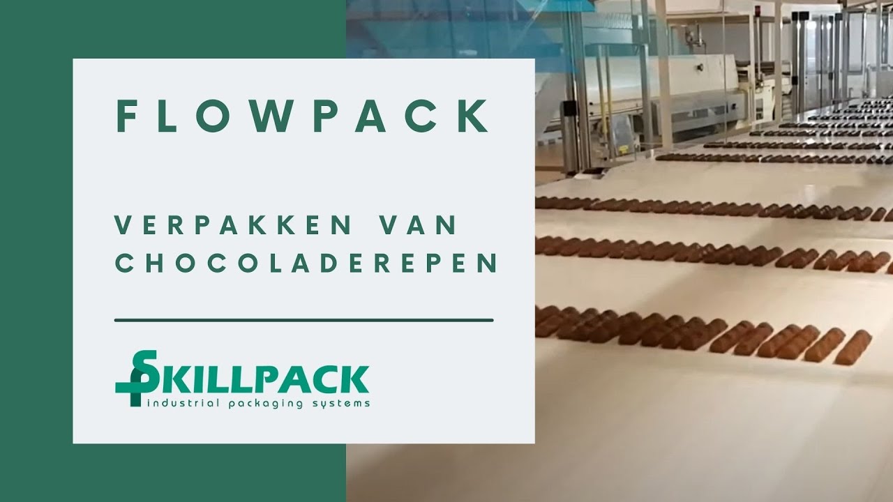 PFM Zephyr flowpack machine | verpakken van chocoladerepen