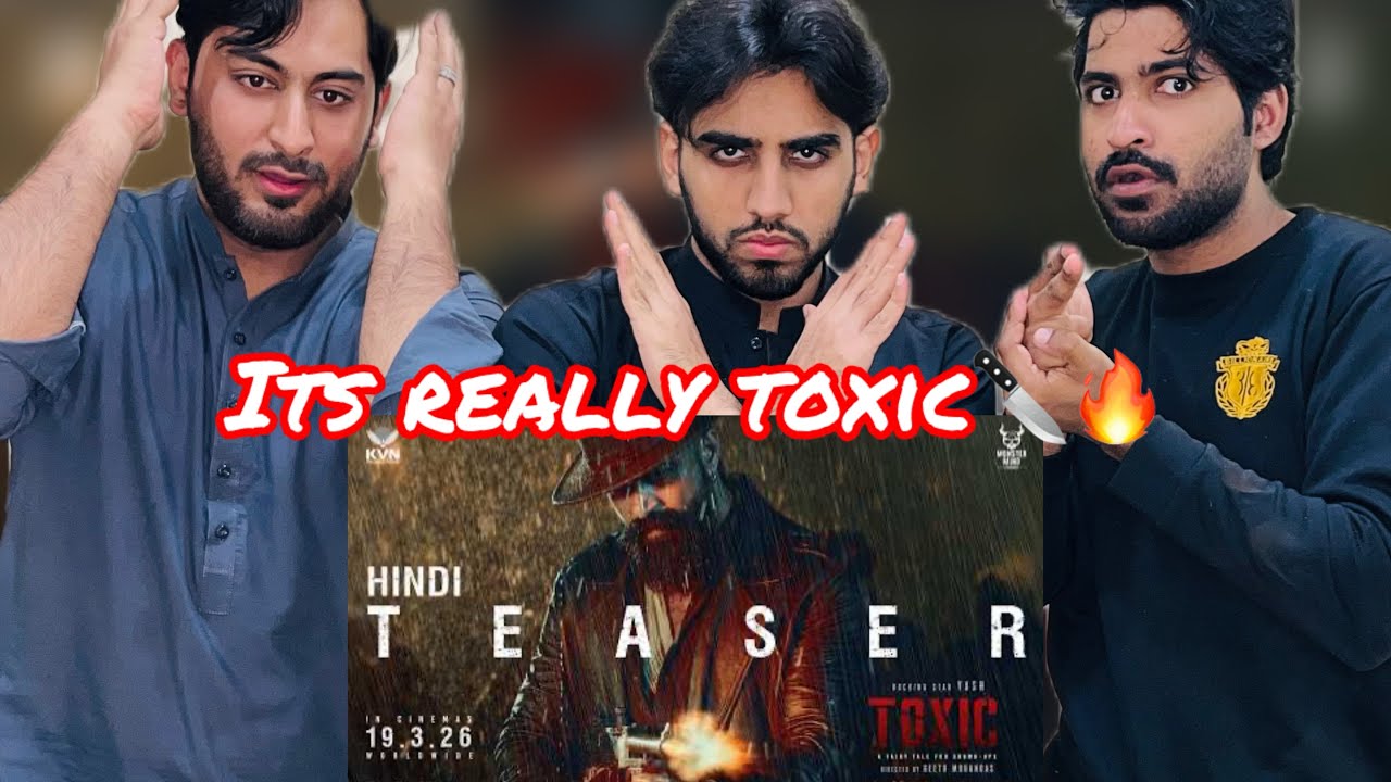 Toxic Official Hindi Teaser | Rocking Star Yash | Geetu Mohandas | Reaction @3HEntertainer15
