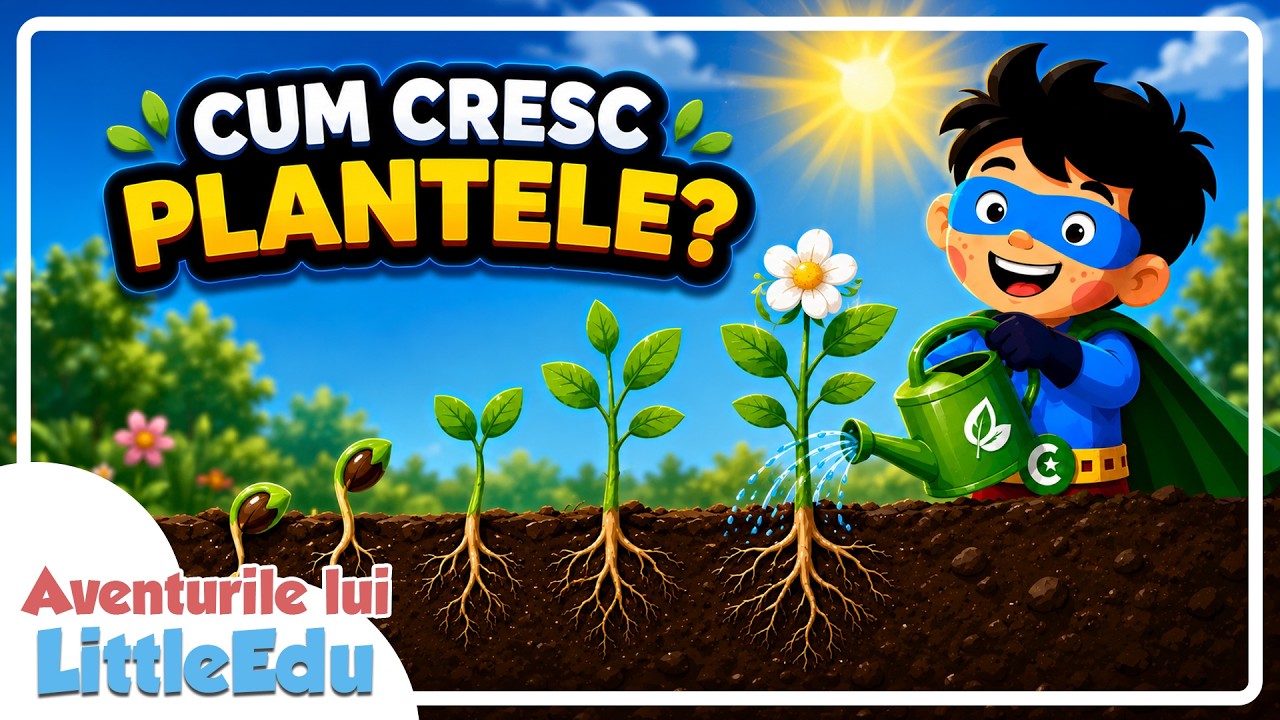 Cum cresc Plantele - Aventurile lui LittleEdu