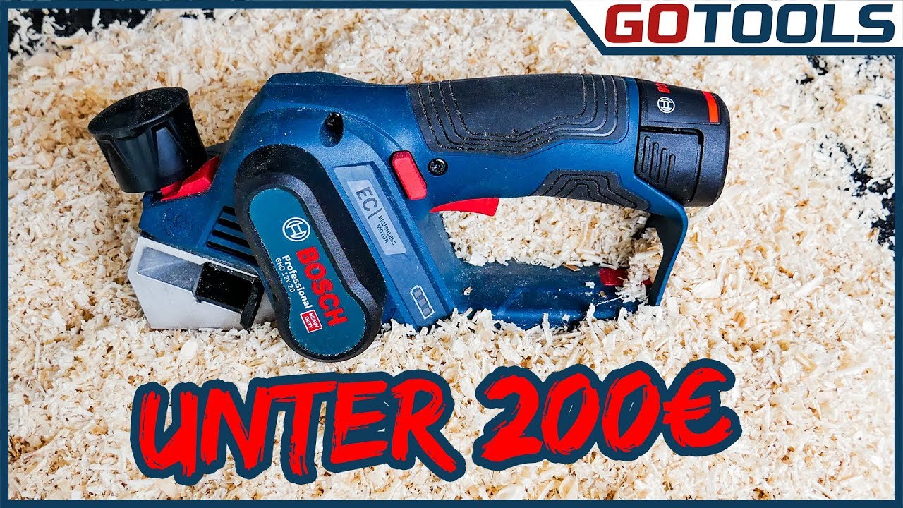 Vorstellung & Härtetest - Bosch Akku-Hobel GHO 12V-20