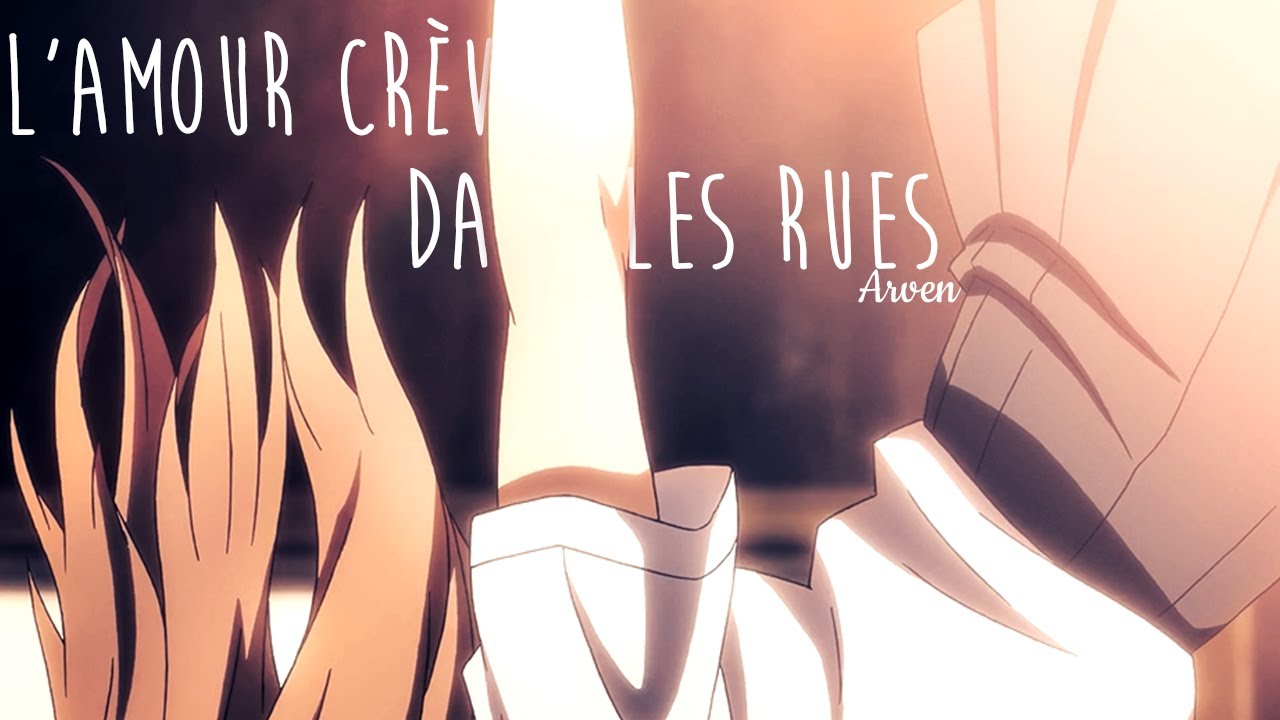 AMV || L'Amour Crève Dans Les Rues (Lyrics)