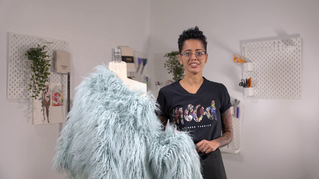 Mood Fabrics Shaggy Faux Fur