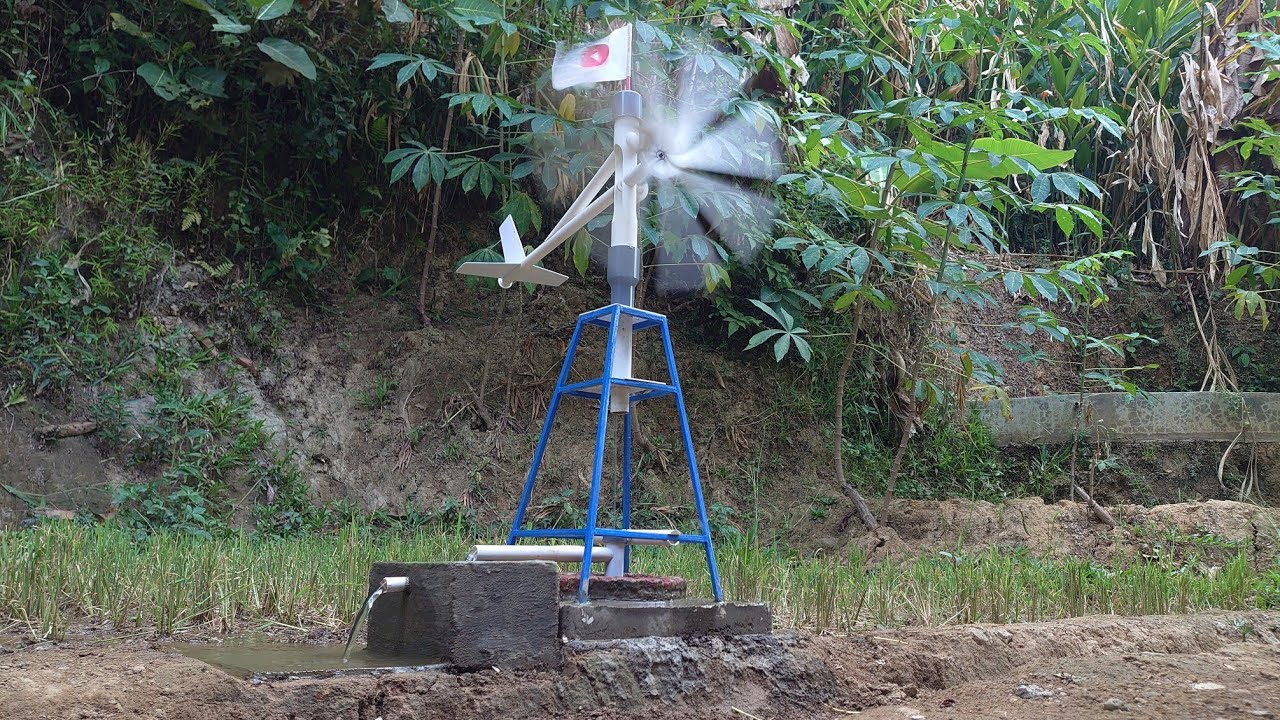Мини-водяной насос ветряной мельницы - решение для орошения засушливых земель