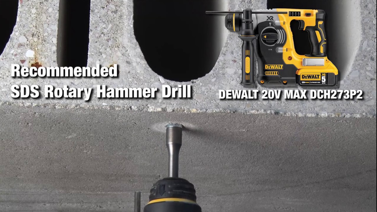 Mini-Undercut+ Anchors Installation in Hollow Core Plank Applications
