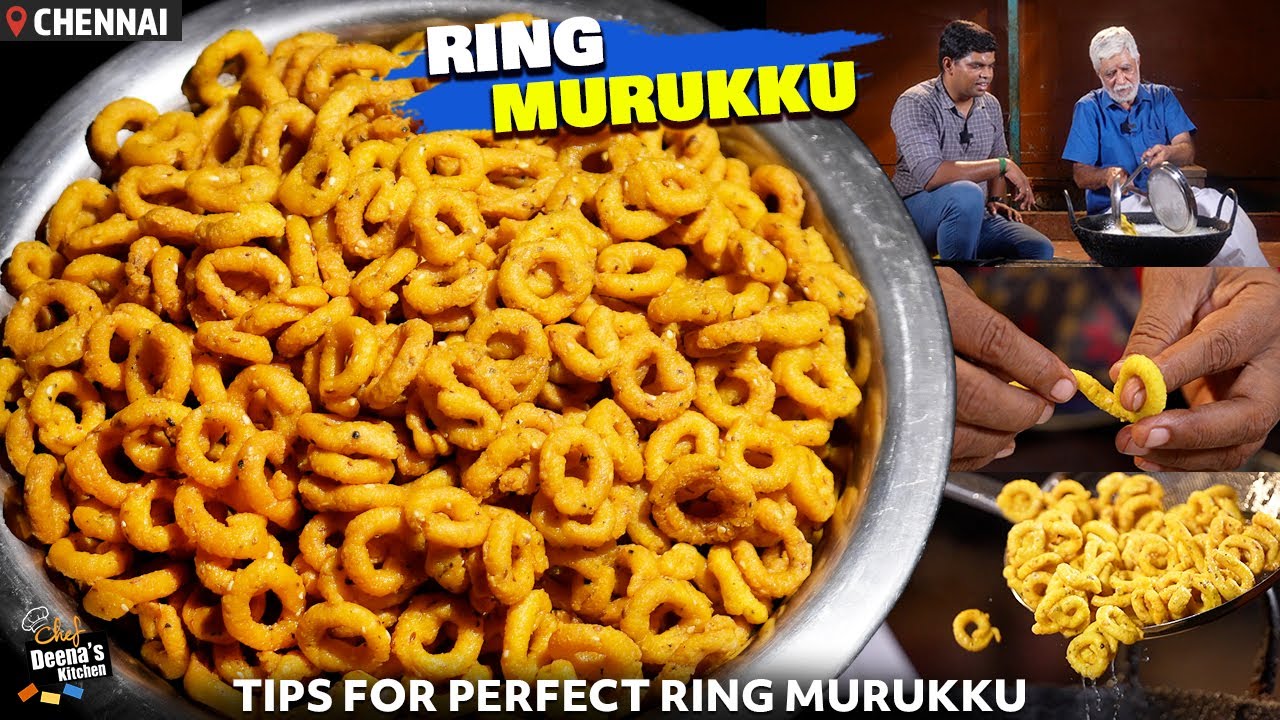 Tasty & Crispy மொறு மொறு Ring முறுக்கு ரெடி | Ring Murukku Recipe | CDK 1161 | Chef Deena's Kitchen