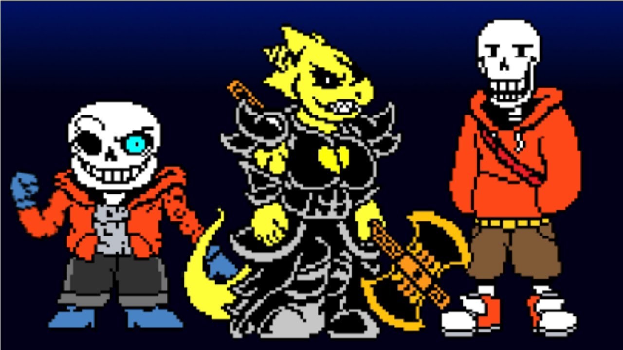 Underswap DISTRUST Bad Ending | Undertale FanGame