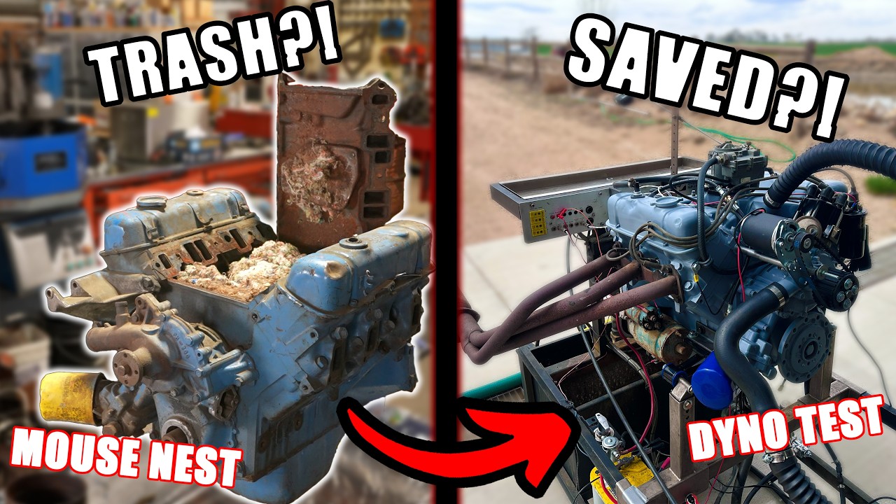 Bringing A MOUSE INFESTED Engine Back From The GRAVE! Will It Run?!