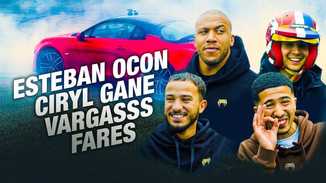 Ciryl Gane, Vargasss et Farès prennent cher avec Esteban Ocon!
