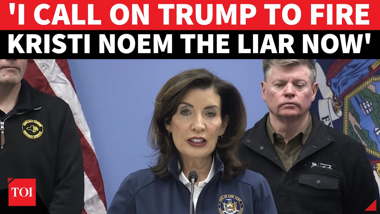'Bald-Faced Liar': NY Gov Kathy Hochul Shows No Mercy To Kristi Noem; Warns Trump Of Action If...