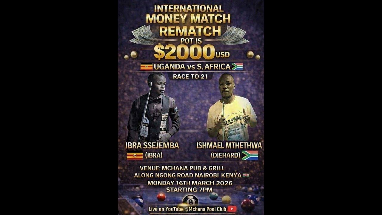 ISHMAEL 🇿🇦 vs IBRA  🇺🇬 - 16/03/2026