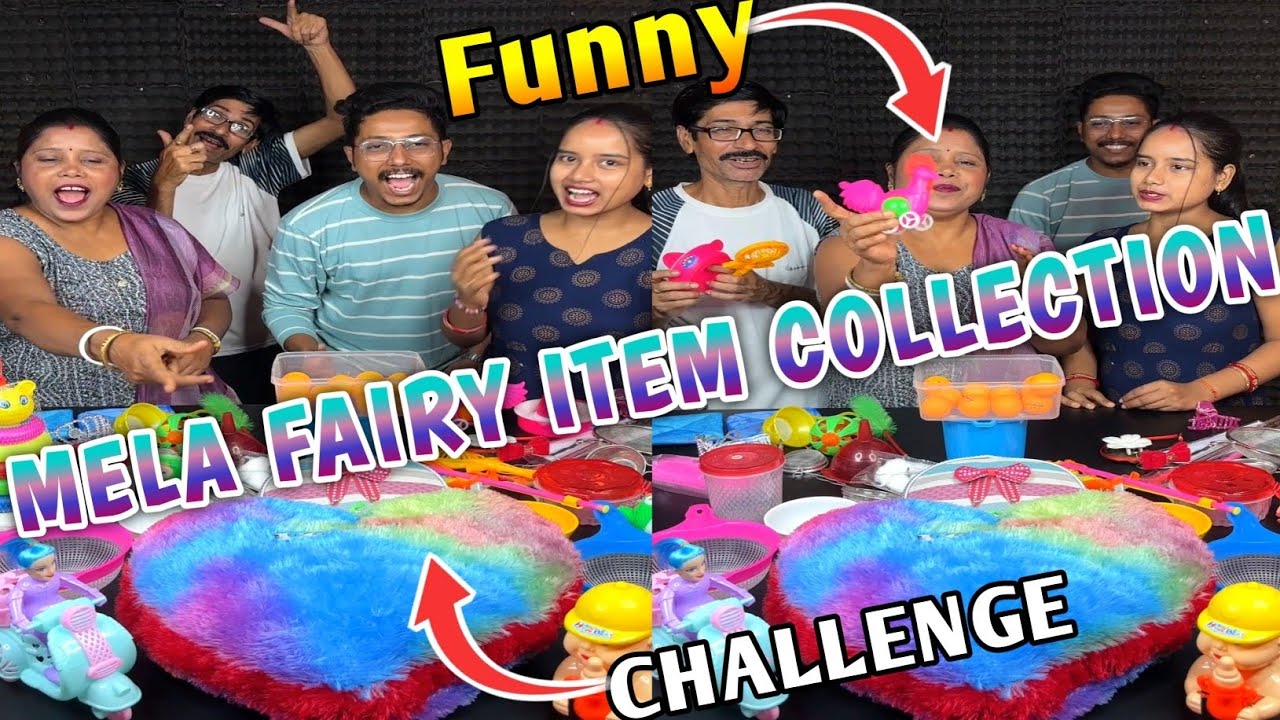 Ample Mela Fairy Item Collection Funny Challenge With Family