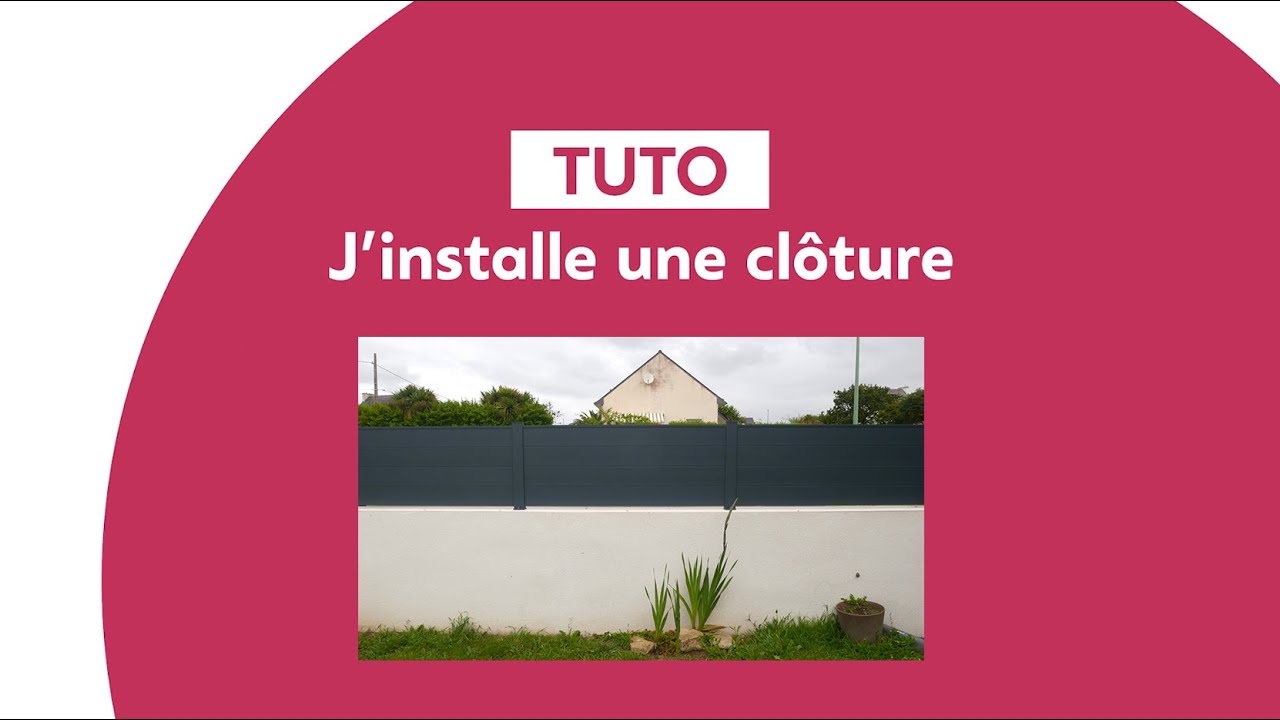 Tutoriel - Montage Clôture lames pleines Klos up ! - Vidéo complète