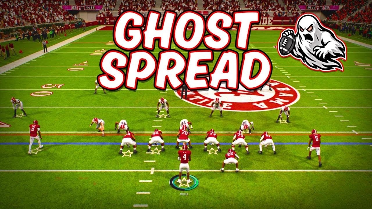 My Ghost Spread Playbook Broke College Football 25!