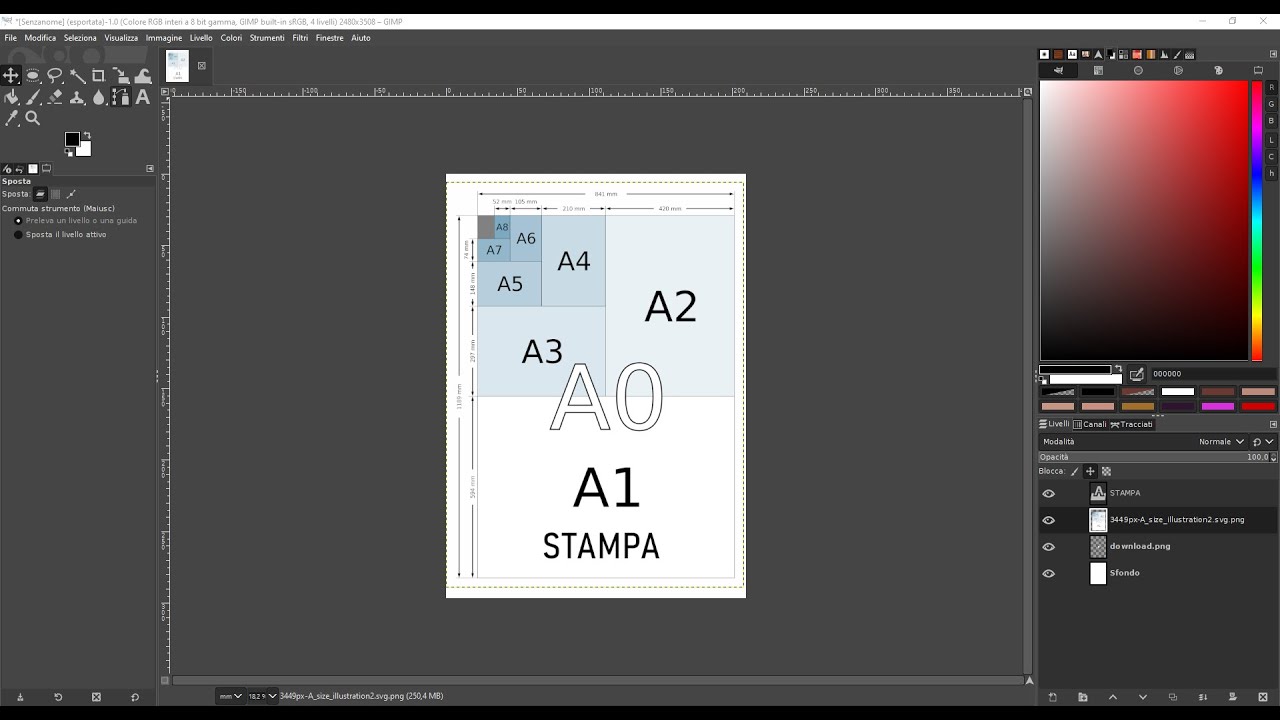 Videocorso GIMP ECDL 6 - Pubblicare, Anteprima, Preparazione, Stampa, Pubblicazione, Web