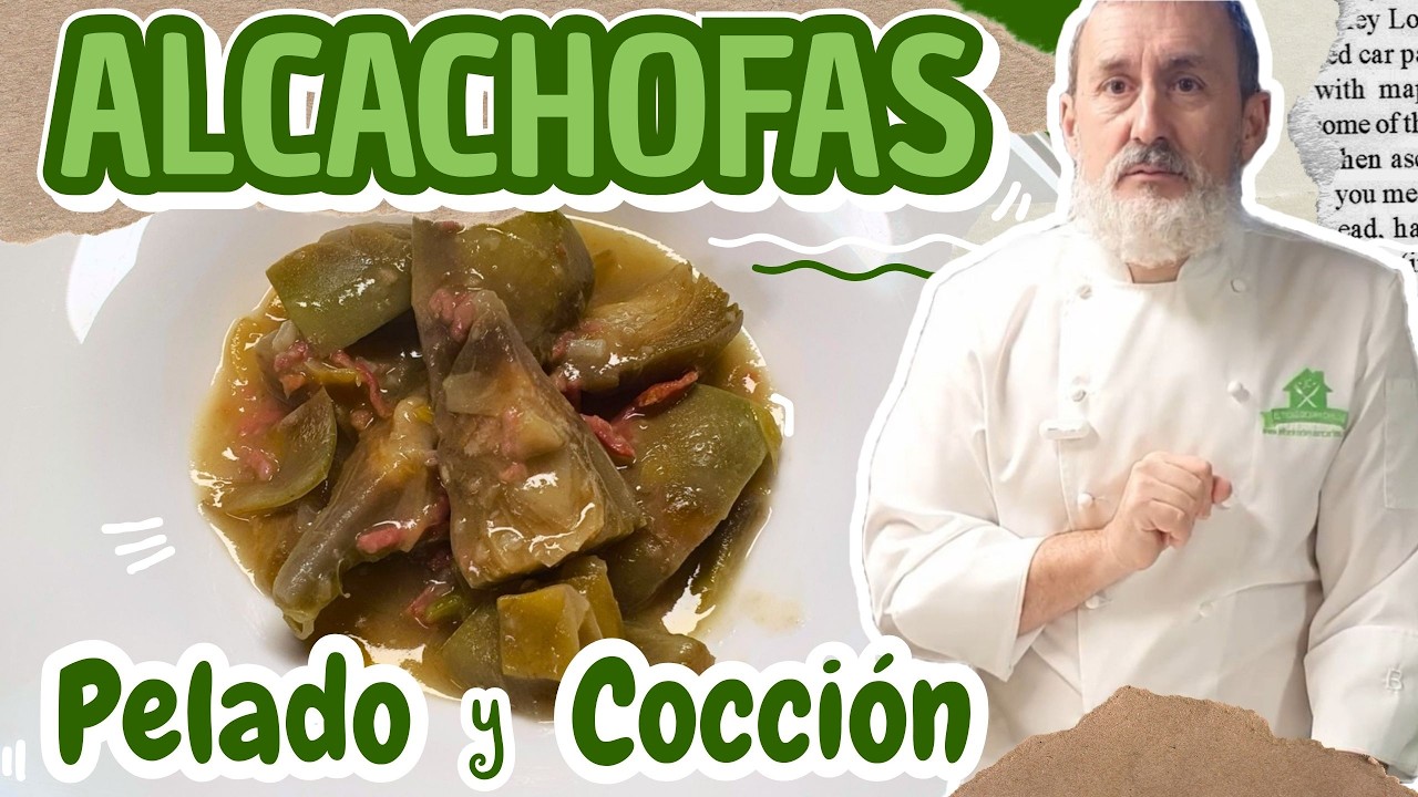 Cómo Limpiar y Cocer Alcachofas al Natural 🌿 | Sin Harinas ni Ácidos + Salteado con Jamón