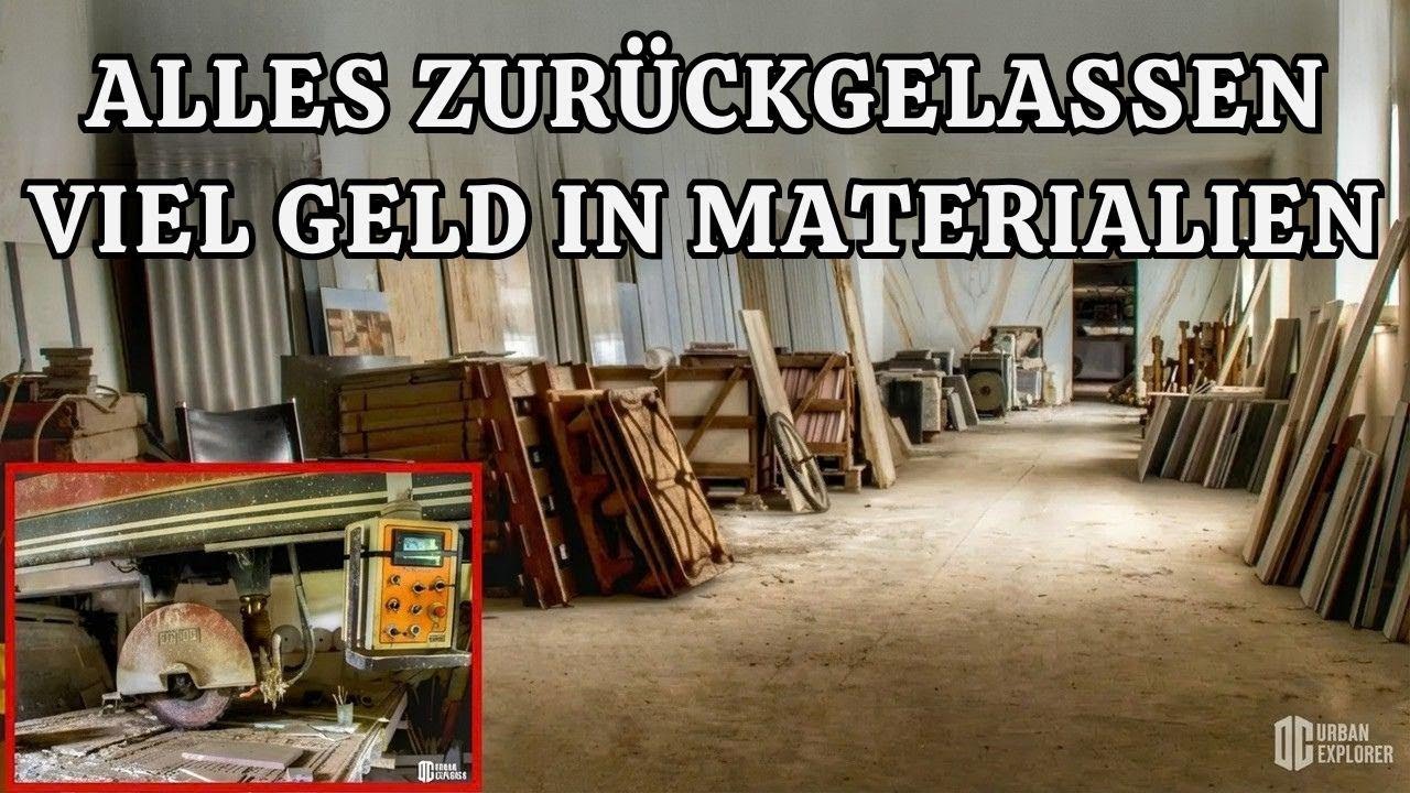 Verlassene Marmor-Fabrik – alles noch da!