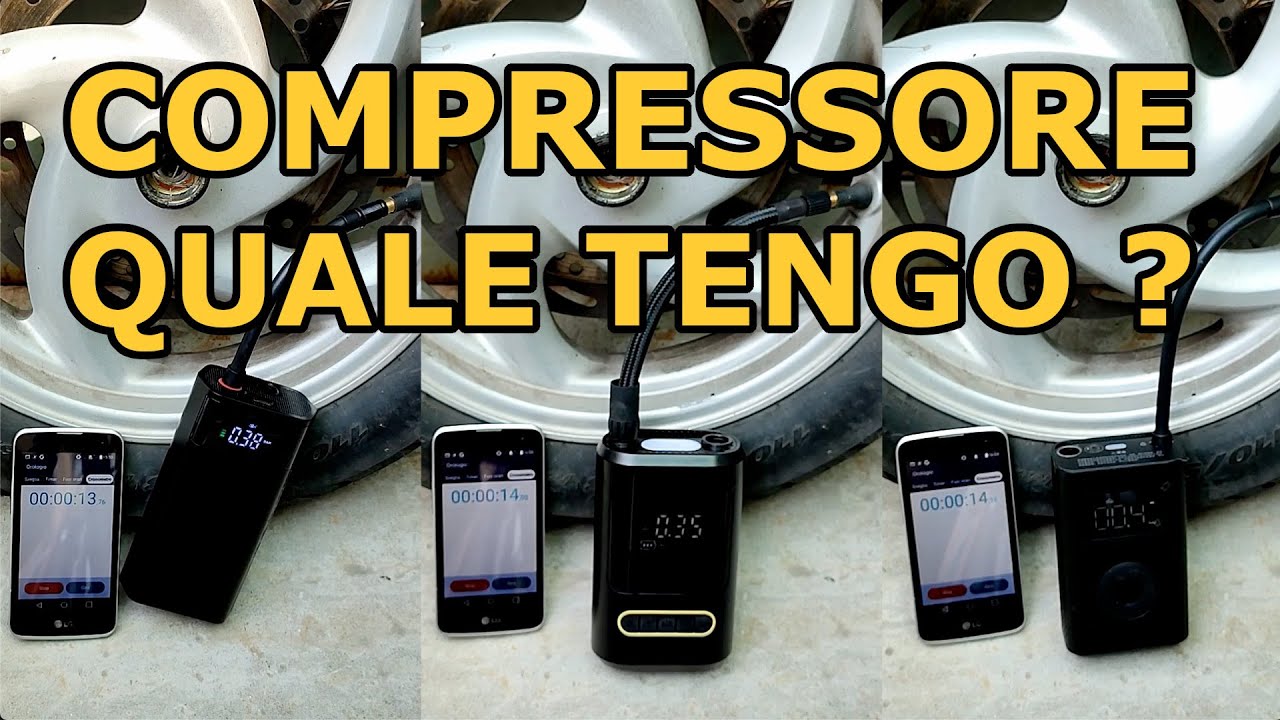 Comparativa Compressori Portatili ( compreso il nuovo Xiaomi Air Pump 2 )