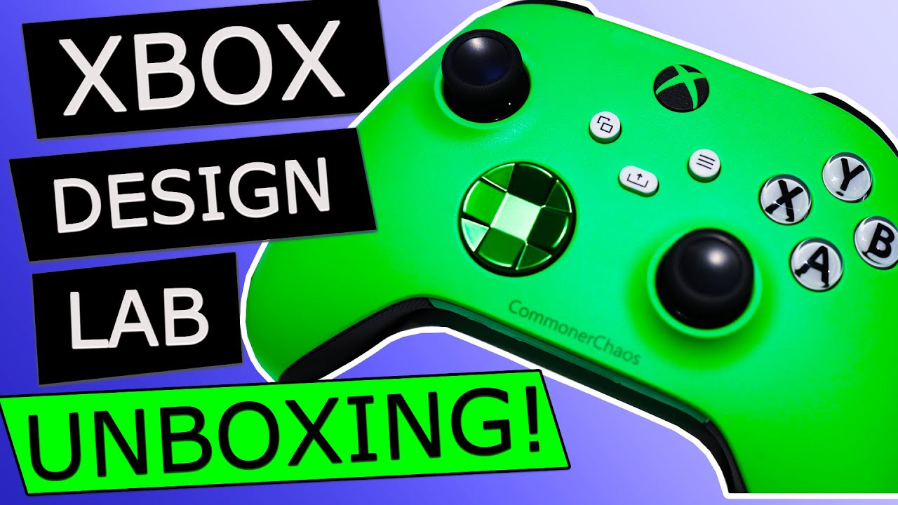 Xbox Design Lab Controller Unboxing! + New Customization Options