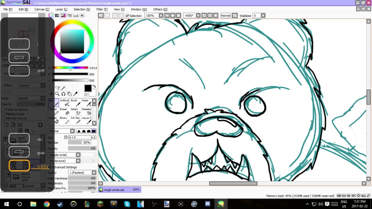 TIMELAPSE DRAWING: Annie and Tibbers from League of Legends (Part 2)
