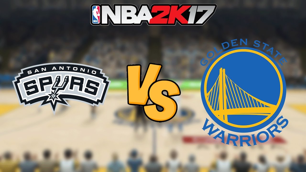 NBA 2K17 - San Antonio Spurs vs. Golden State Warriors - Full Gameplay