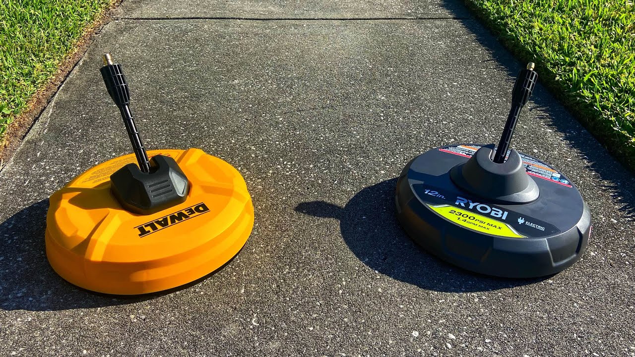 Сравнение и тест очистителей поверхностей DeWalt и RYOBI в формате 4K! #ryobi #dewalt #4k *ОБЗОР*