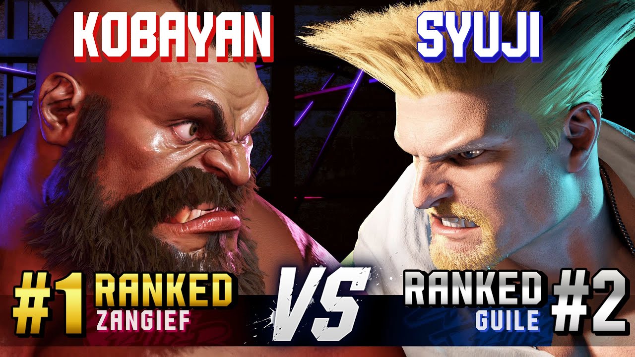SF6 ▰ KOBAYAN (#1 Ranked Zangief) vs SYUJI (#2 Ranked Guile) ▰ High Level Gameplay