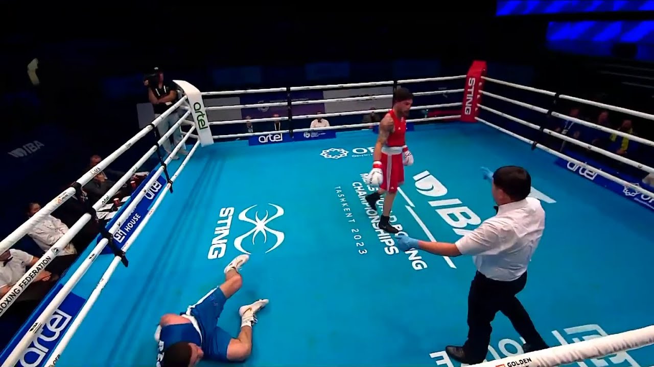 R32 (75KG) CAVALLARO SALVATORE (ITA) vs KAZIMZADE MIRSHARIF (AZE) | IBA World Championships 2023
