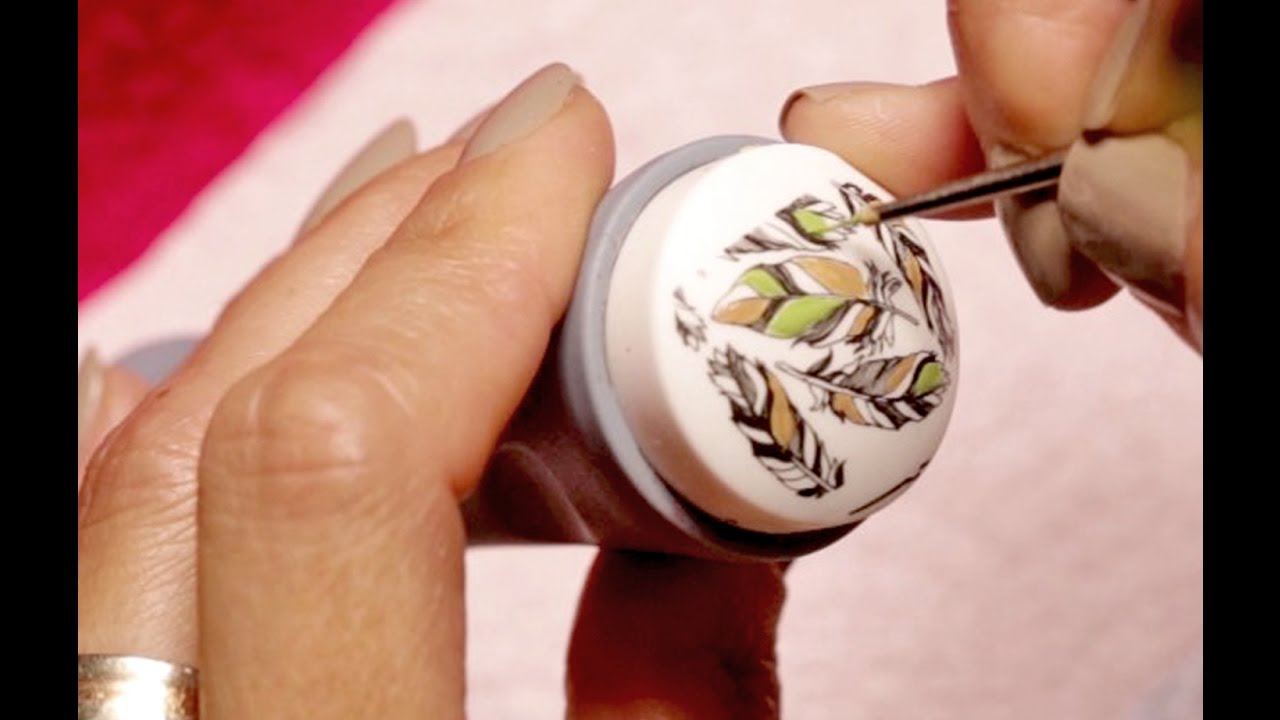 Nail Stamping - Painted Stamping Sticker